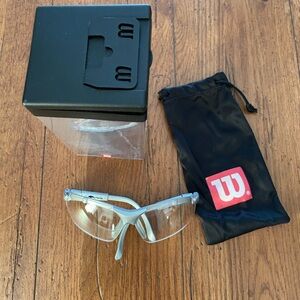 Wilson Silver Protective Eyewear Glasses Adult